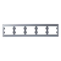 GLOSSA Рамка 5 постов горизонтальная перламутр Systeme Electric GSL000605