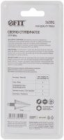Сверло ступенчатое HSS Co5% (Р6М5К5) по металлу, 9 ступеней, 4-12 мм FIT 36391
