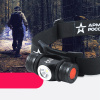 Фонарь налобный светодиодный АРМИЯ РОССИИ GA-502 аккумуляторный, 5B, 5 режимов, черный, на магните, micro-USB ЭРА Б0052317