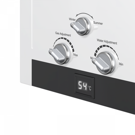 361201 Водонагреватель газовый Edisson HEAT H 20 D 10 л/мин с электророзжигом Thermex  ЭдЭ001681