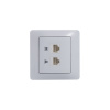 Розетка Glossa двойная компьютерная RJ45 + RJ45 кат.5E механизм белый Systeme Electric GSL000185KK