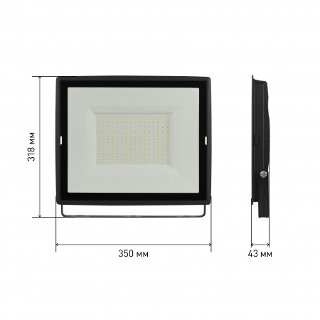 Прожектор светодиодный уличный LPR-023-0-65K-200 200Вт 6500K 16000Лм 350х318х43 ЭРА Б0052028