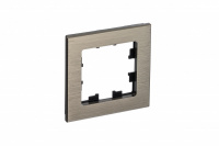 Рамка однопостовая ATLASDESIGN NATURE, МЕТАЛЛ ЛАТУНЬ Systeme Electric ATN312201