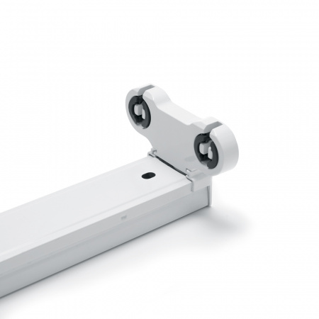 Светильник ДПО-2х18w без стекла под светодиодные лампы G13 металл FERON AL4002 41220