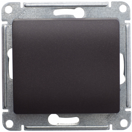 GLOSSA Переключатель одноклавишный сх.6 шоколад в рамку Systeme Electric GSL000861