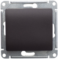 GLOSSA Переключатель одноклавишный сх.6 шоколад в рамку Systeme Electric GSL000861