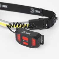 Фонарь налобный светодиодный GA-807 ''Кибер'' аккумуляторный 10 Вт COB, 3 режима, miscro USB Элементы питания в комплекте ЭРА Б0054033