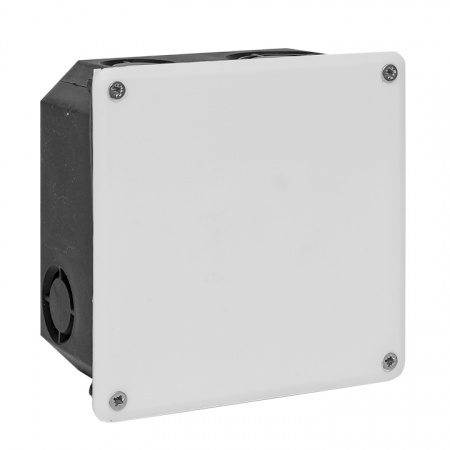 Коробка распаячная с крышкой КМТ-010-006 для твердых стен 110х110х50 полипропилен синяя/белая винты IP20 PROxima EKF plc-kmt-010-006