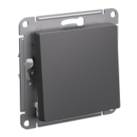 ATLASDESIGN 1-клавишный ПЕРЕКЛЮЧАТЕЛЬ, сх.6, 10АХ, механизм, БАЗАЛЬТ Systeme Electric ATN001461