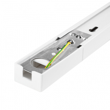 5026346 Шинопровод белый 1м PTR 1M-WH с токоподводом и заглушкой Jazzway JazzWay 