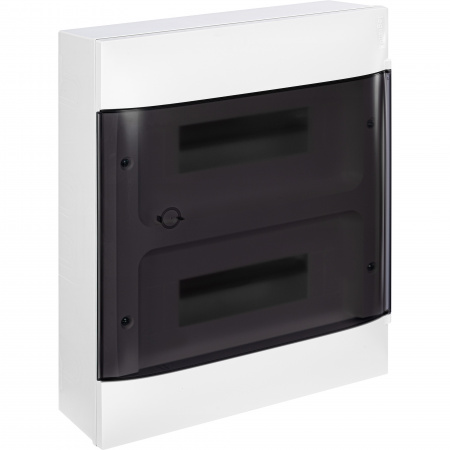 Practibox S Пластиковый щиток Навесной (ЩРн-П) 2X12 Дымчатая дверь Legrand 135612