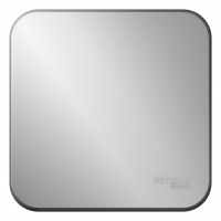 BLANCA одноклавишный выключатель наружный (cх.1) с изолирующей пластиной, 10A, 250B, алюминий Systeme Electric BLNVA101013