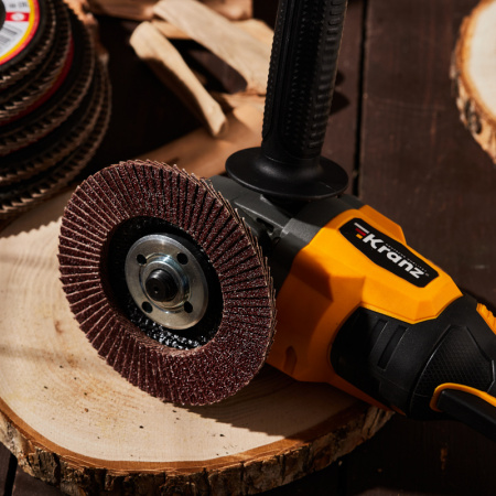 KR-90-0006 Круг лепестковый торцевой, P60, 115х22.2мм Kranz 