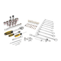 Набор инструментов, 1/2, 1/4, CrV, пластиковый кейс, 82 предмета Kranz KR-66-6682