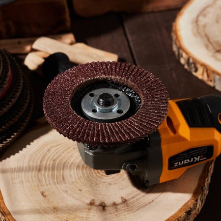 KR-90-0005 Круг лепестковый торцевой, P40, 115х22.2мм Kranz 