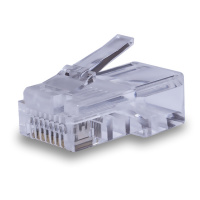 Коннекторы 8P8C (Компьютерные разъемы) U/UTP Cat.5e 50U 2pb (RJ-45) Уп. 100шт. SUPRLAN 10-0241