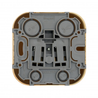 Quteo Розетка без заземления без шторок наружная дерево Legrand 782270