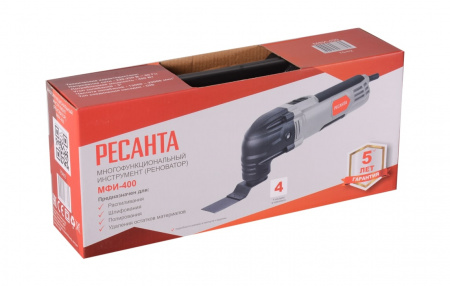 Многофункциональный инструмент (реноватор) МФИ-400 в кейсе Ресанта 75/4/2