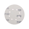 Диск абразивный на ворсовой основе, на липучке, перфорированный, P100, 125мм, 10 шт. Kranz KR-91-1167