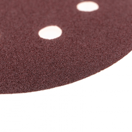 Диск абразивный на ворсовой основе, на липучке, перфорированный, P100, 125мм, 10 шт. Kranz KR-91-1167