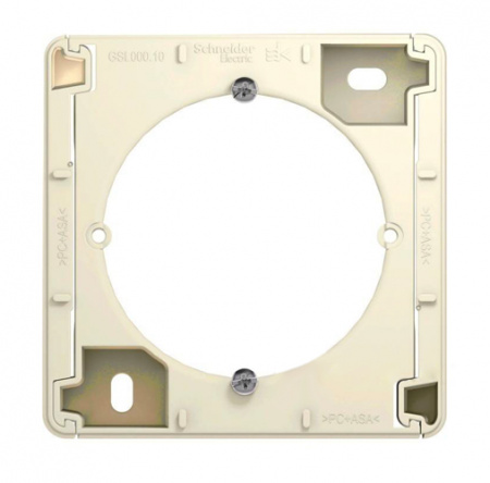 GSL000200 GLOSSA Коробка наружная бежевая Systeme Electric 