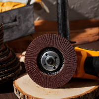 Круг лепестковый торцевой, P120, 125х22.2мм Kranz KR-90-0017