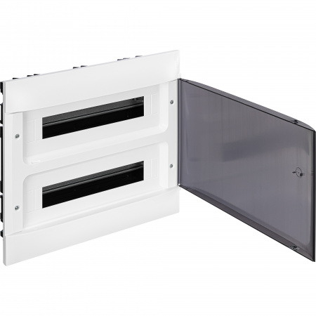 Practibox S Пластиковый щиток Встраиваемый (ЩРв-П) 2X18 Дымчатая дверь Legrand 137557