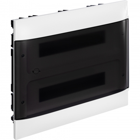 Practibox S Пластиковый щиток Встраиваемый (ЩРв-П) 2X18 Дымчатая дверь Legrand 137557