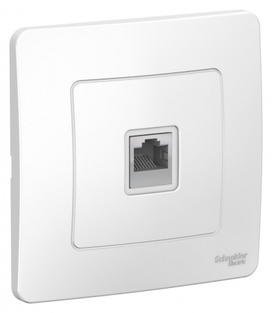 BLNIS045001 BLANCA скрытой установки розетка компьютерная RJ45, белый Systeme Electric 