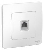 BLANCA скрытой установки розетка компьютерная RJ45, белый Systeme Electric BLNIS045001