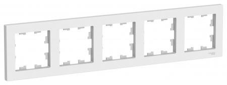 ATLASDESIGN 5-постовая РАМКА, универсальная, ЛОТОС Systeme Electric ATN001305