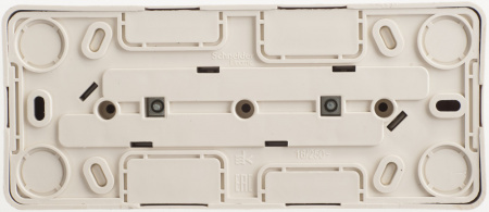 ЭТЮД Розетка тройная открытой установки без заземления без шторок 16А 250B,сосна Systeme Electric PA16-009D