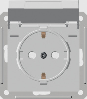 W59 Розетка скрытая с заземлением с крышкой IP44 белая Systeme Electric RS16-152B-18