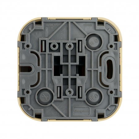 782260 Выключатель одноклавишный, наружный 10А, дерево Legrand 