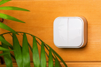 Quteo Выключатель двухклавишный наружный белый 10А Legrand 782202