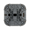 Quteo Выключатель двухклавишный наружный белый 10А Legrand 782202
