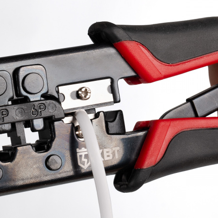 84626 Пресс-клещи для RJ разъемов JT-02 серия МАСТЕР КВТ 