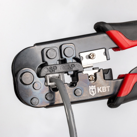 84626 Пресс-клещи для RJ разъемов JT-02 серия МАСТЕР КВТ 