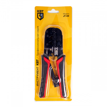 84626 Пресс-клещи для RJ разъемов JT-02 серия МАСТЕР КВТ 