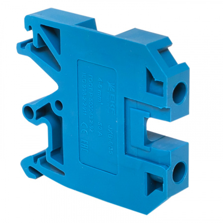 Клемма винтовая JXB- 6мм.кв синяя EKF plc-jxb-6/35b