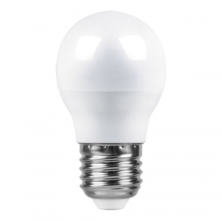 Лампа светодиодная LED 7вт Е27 белый шар FERON LB-95 25482