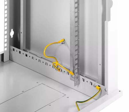 Шкаф телекоммуникационный настенный разборный 9U (600х350) дверь стекло ЦМО ШРН-Э-9.350