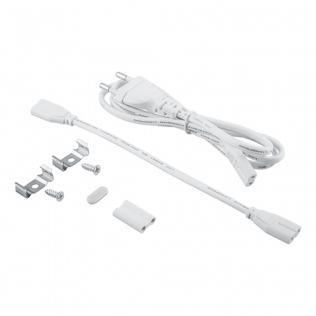 AL5038 Светильник светодиодный ДПО-7w 4000К 600Лм пластик Т5 IP20 с выключателем и сетевым шнуром FERON  27946