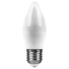 Лампа светодиодная LED 9вт Е27 теплый матовая свеча FERON LB-570 25936