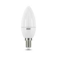 Лампа светодиодная LED 12 Вт 880 лм 3000К AC180-240В E14 свеча теплая  Elementary Gauss GAUSS 33112