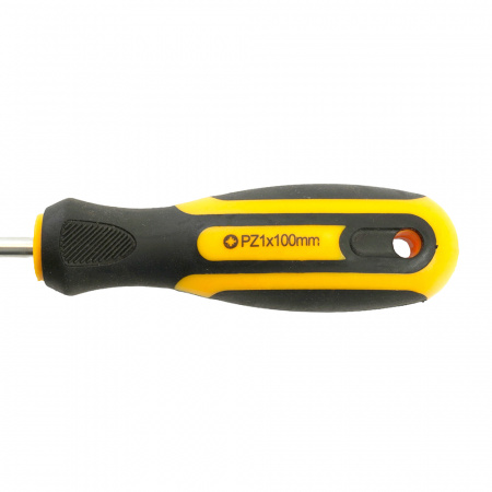 Отвертка крестовая Pz1х100мм Cr-V STEKKER SDM-PZ1-100 49615