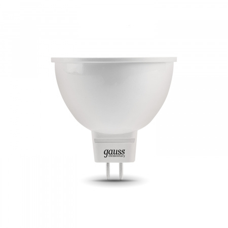 Лампа светодиодная LED 5.5 Вт 470 лм 6500К AC180-240В GU5.3 софит MR16 холодная  Elementary Gauss GAUSS 13536
