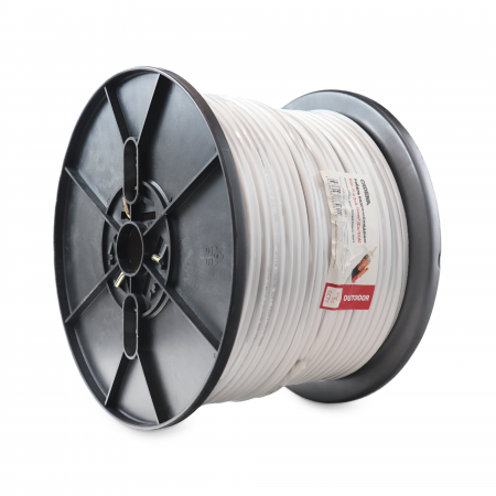 Кабель видеонаблюдения КВК-В-2 2х0.75мм (Cu/ССA) 200м белый CADENA SOFT Cadena KVK-V2-2х0.75SOFT 54733