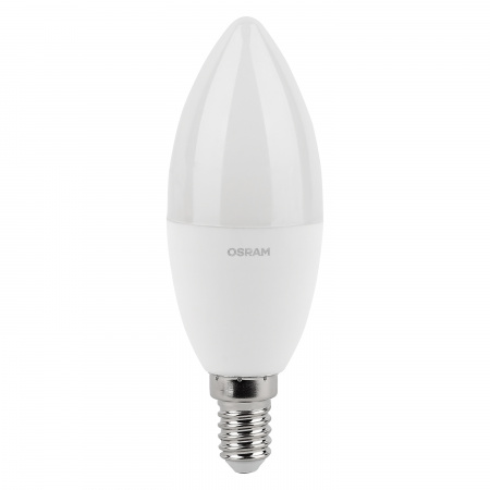 Лампа светодиодная LED 10 Вт E14 3000К 800Лм свеча 220 В (замена 75Вт) OSRAM LEDVANCE 4058075579125