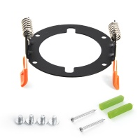 Светильник ДПО-12w GX53 без лампы черный FERON HL355 41508